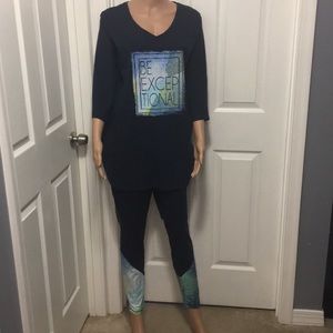 Bold plus sz active leggings outfit. Sporty fresh